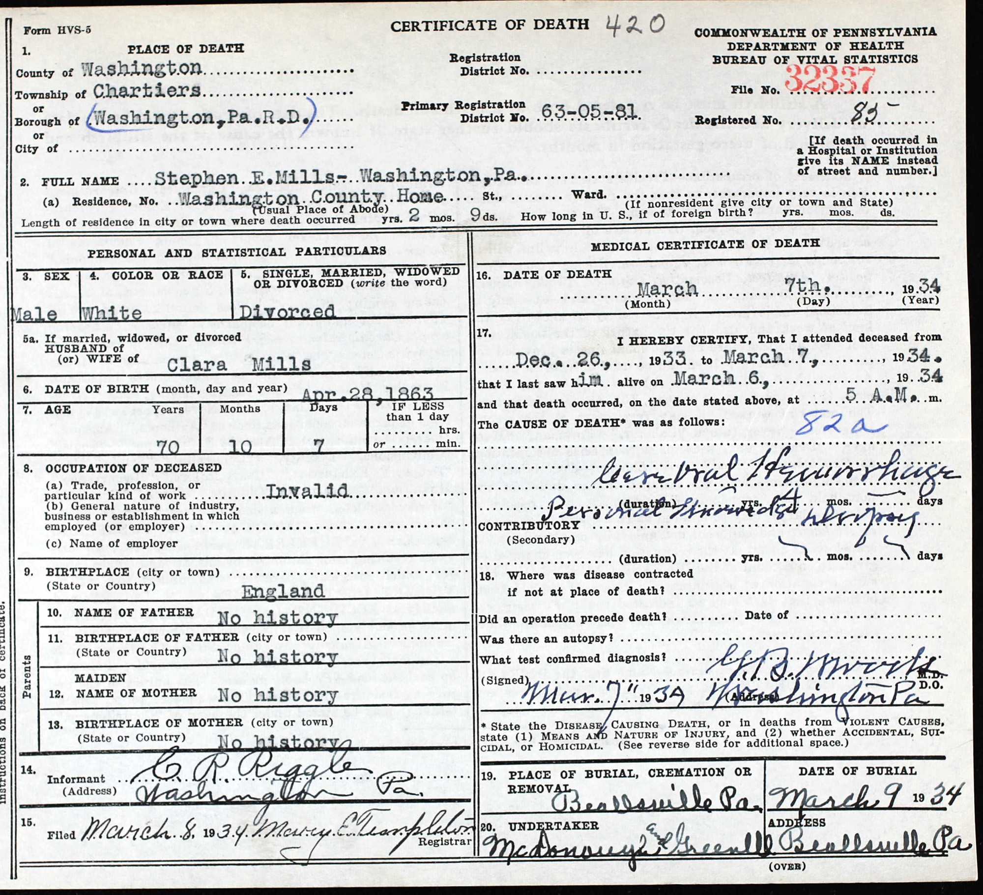 Stephen E. Mills